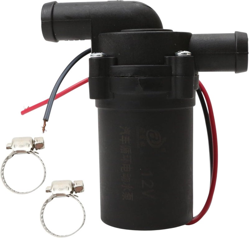 KH866 12V 12W Car Water Pump, Automatic Electric Circulating Coolant Circulation Pump for A/C Heating, Engine Cooling & Winter Heat Assist, Strengthen Accelerate, 400L/H Flow, 20mm Inlet, 3000RPM - Image 1